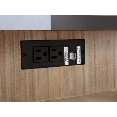 Breakwater Bay Oberlander 84'' Double Bathroom Vanity with Quartz Top